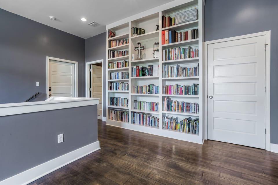 Large library of books 