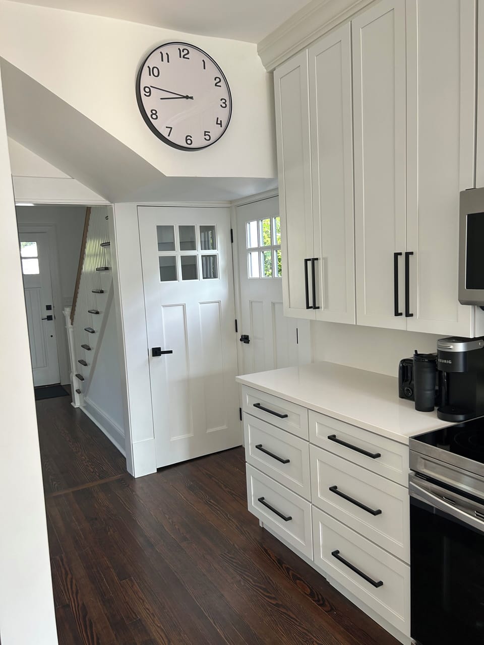 Kitchen Door to Basement Playroom