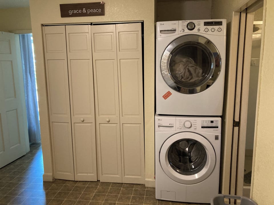 Laundry in bedroom 2