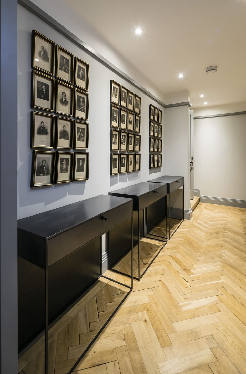 The small details matter & the beautiful parquet flooring enhances the luxurious feel of the apartment