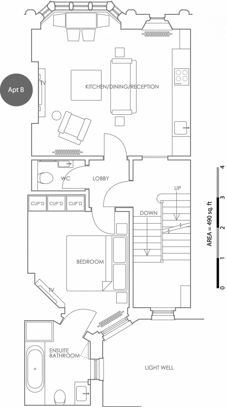 Full Floor Plan Flat B