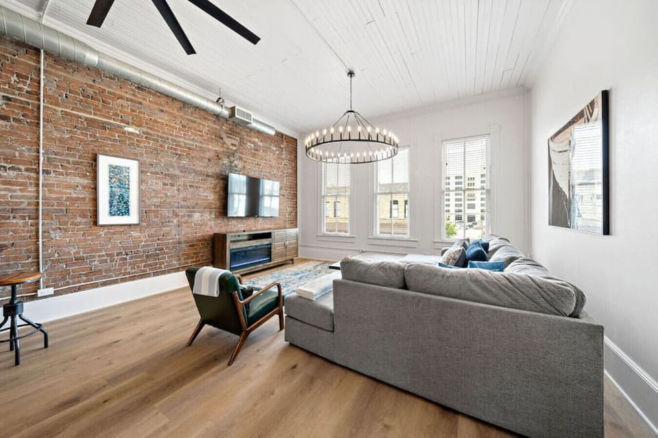 Curl up with a good book ina the inviting living room
