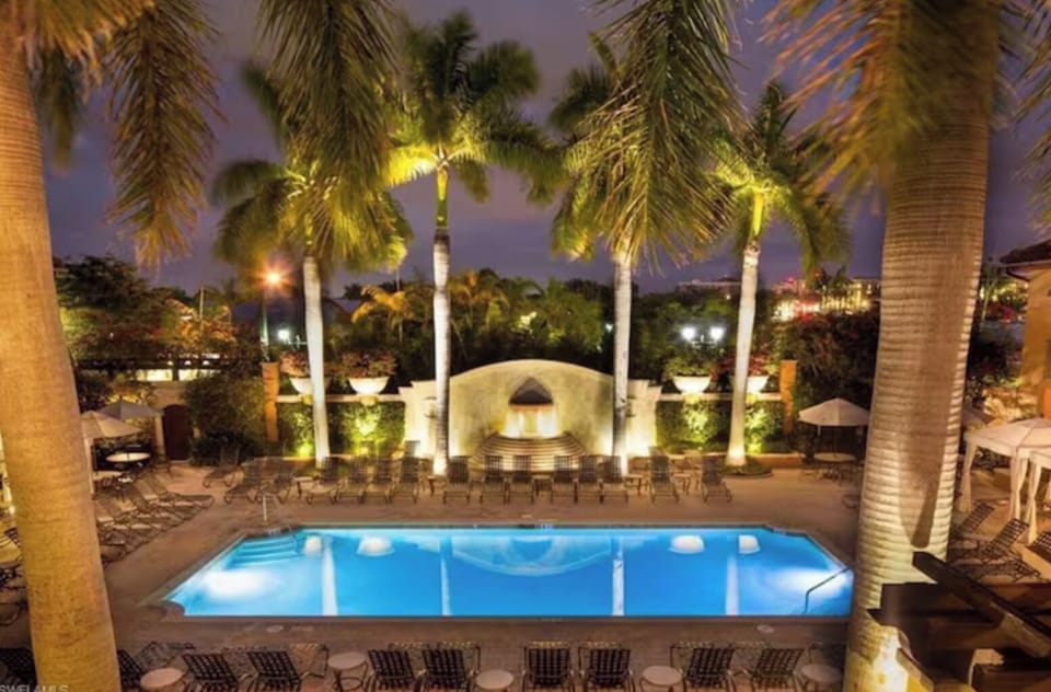 Resort Pool - Nighttime