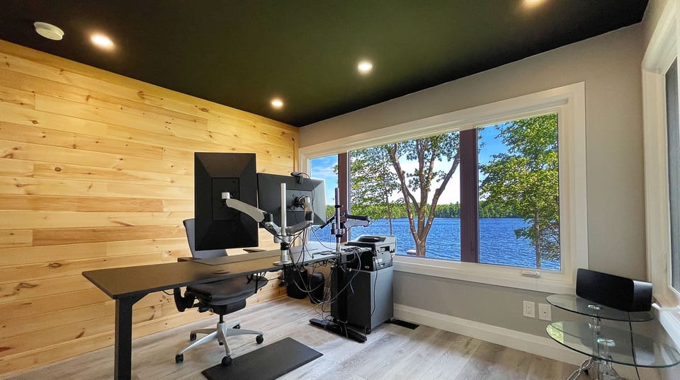 Rideau Lakes Vacation Cottage Rental Private Office