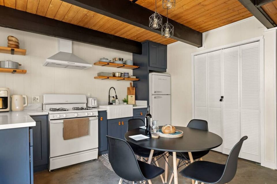 Gather around the kitchen dining area to break bread and make memories.