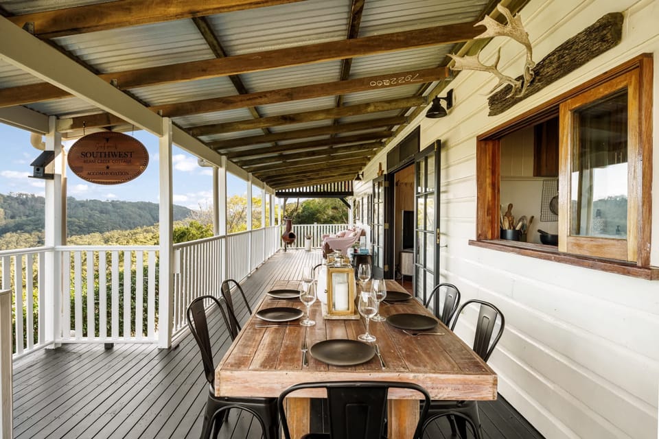 Dine on the balcony with your loved ones