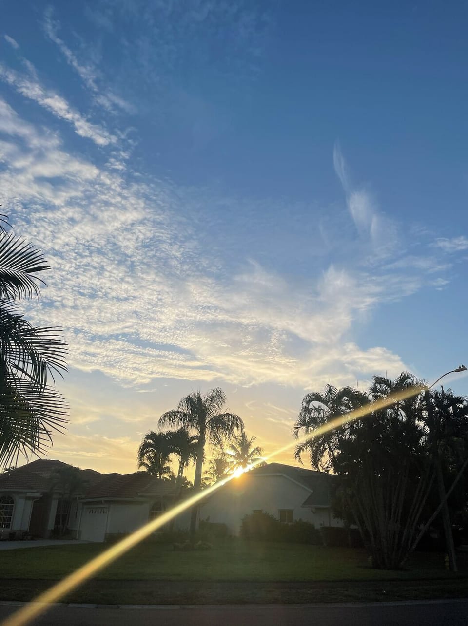 Sunrise view
