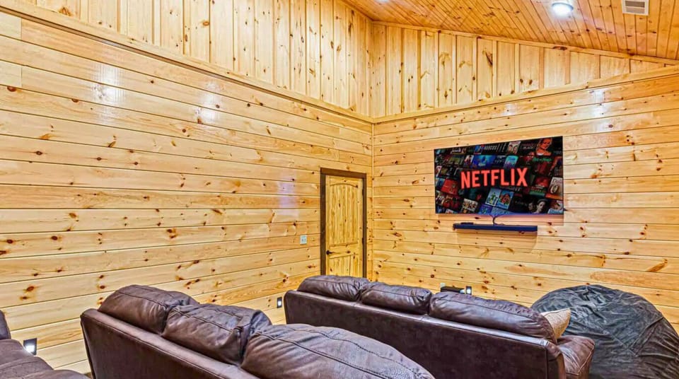 Movie Theatre Upstairs Adjacent to the Lounge