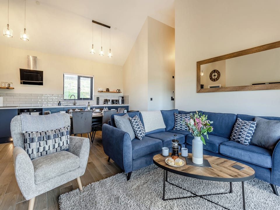 Open plan living space | The Lara - Pentre Lodges, Pentre