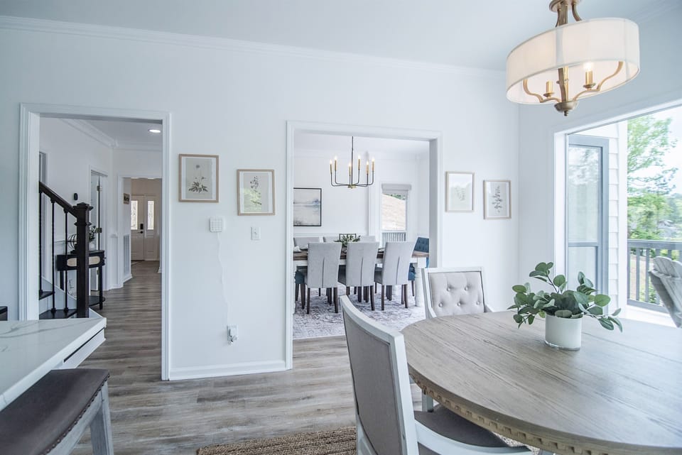 Another view from kitchen table to dining room