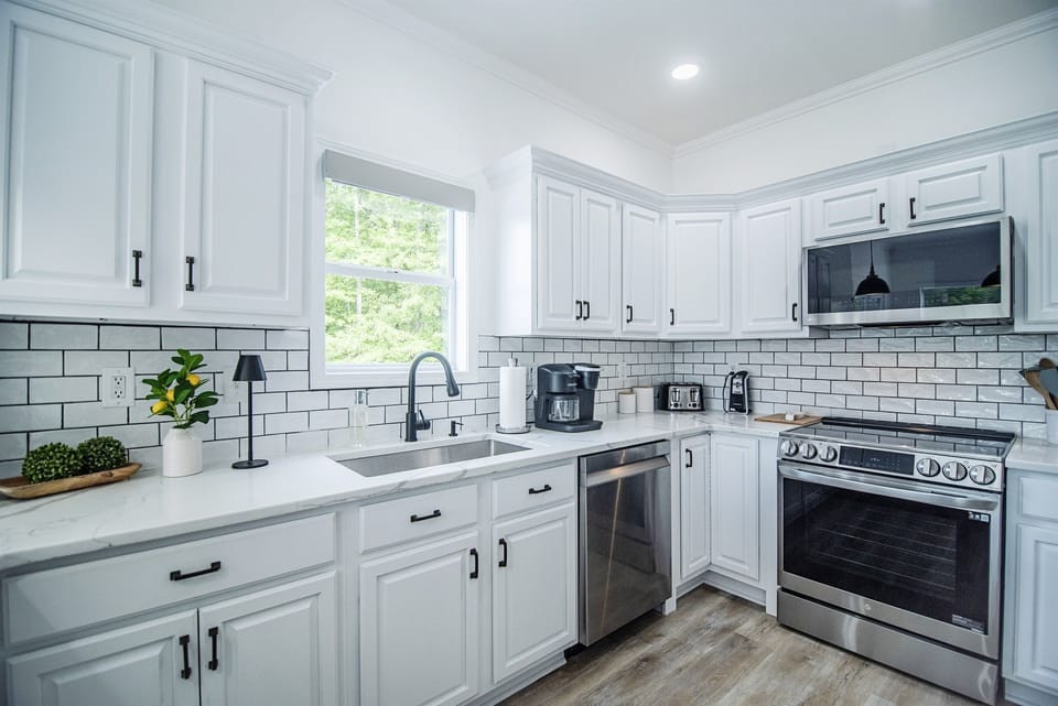 Another view of upgraded kitchen