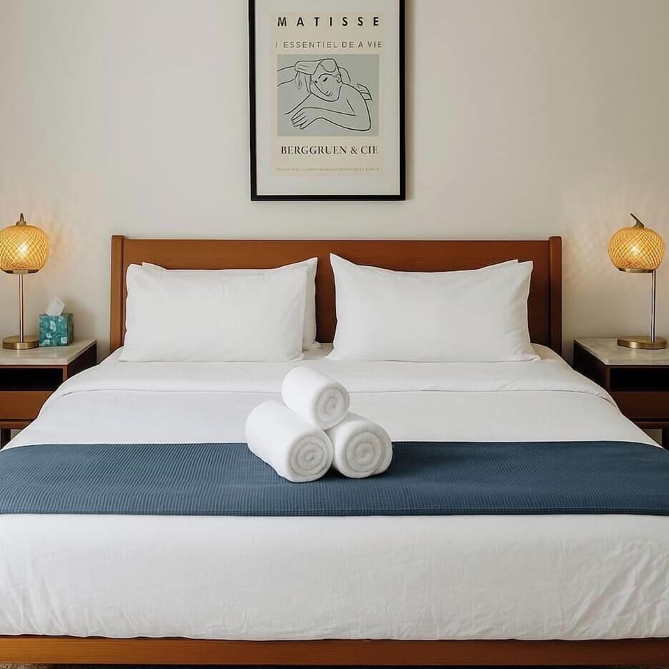 Bright, comfortable king bedroom with hotel-level comfort and peaceful rest.