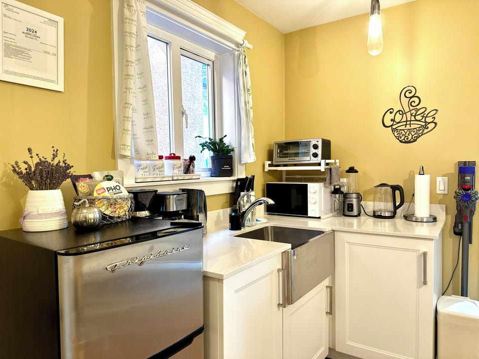 You can find here: a blender to make smoothies, a rice cooker, a mini cooktop…