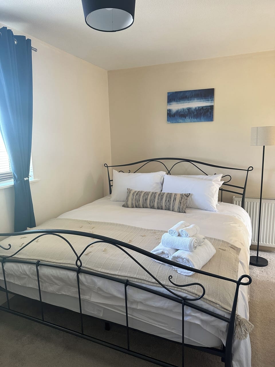 Double bedroom with super king bed.