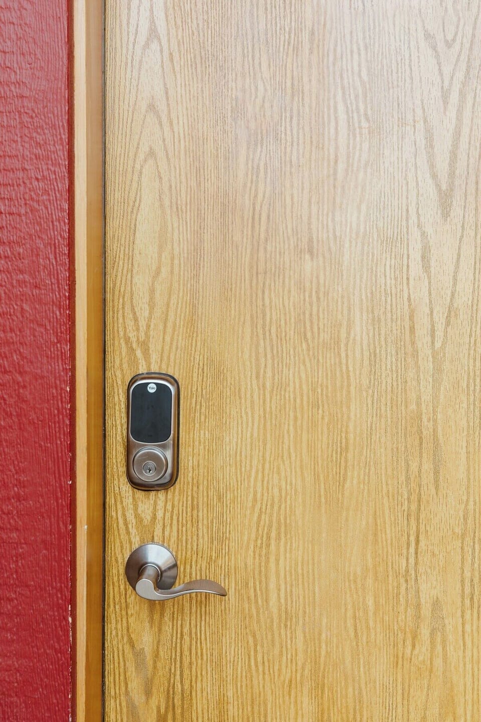 [Exterior] Access to the suite is extremely simple with our Yale smart lock.