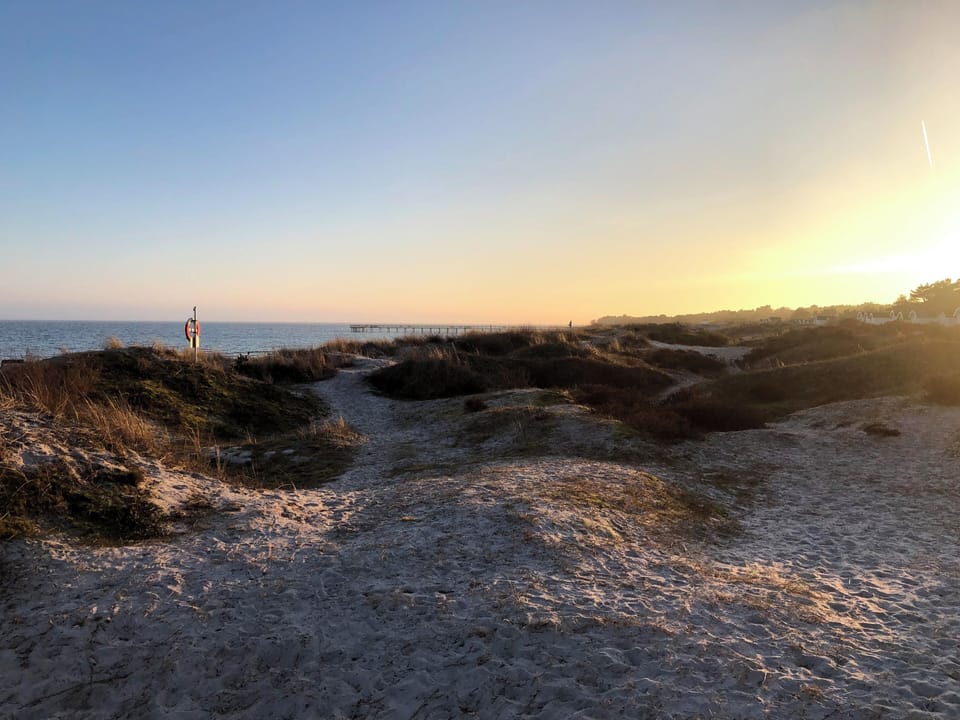 Beach 1000m from property.