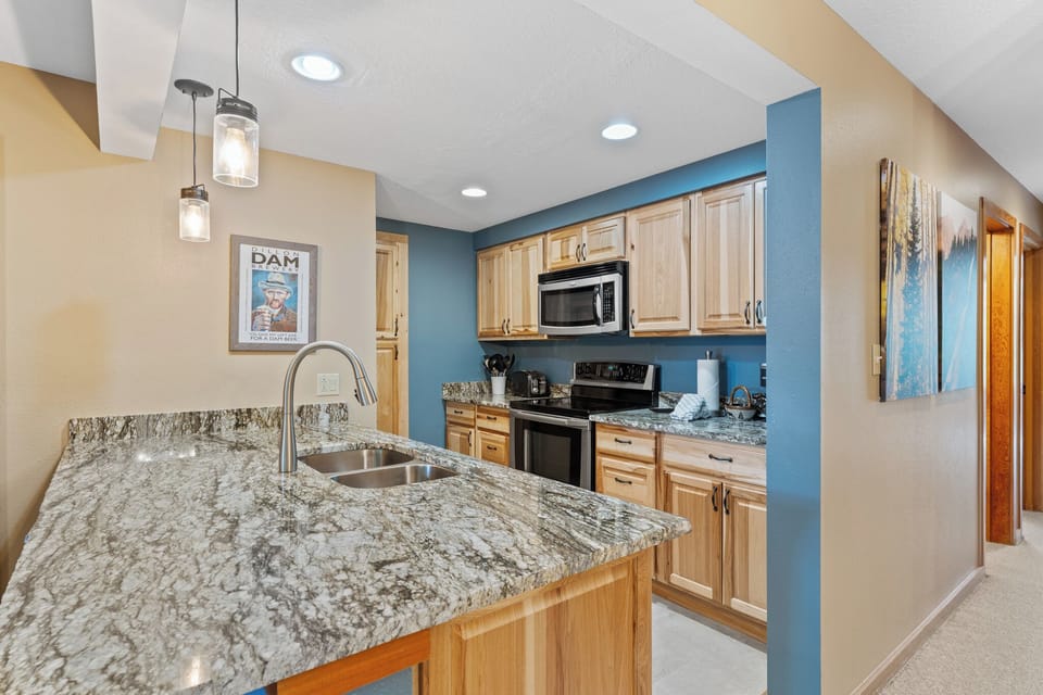 Sit at the bar while the family chef creates a culinary masterpiece!