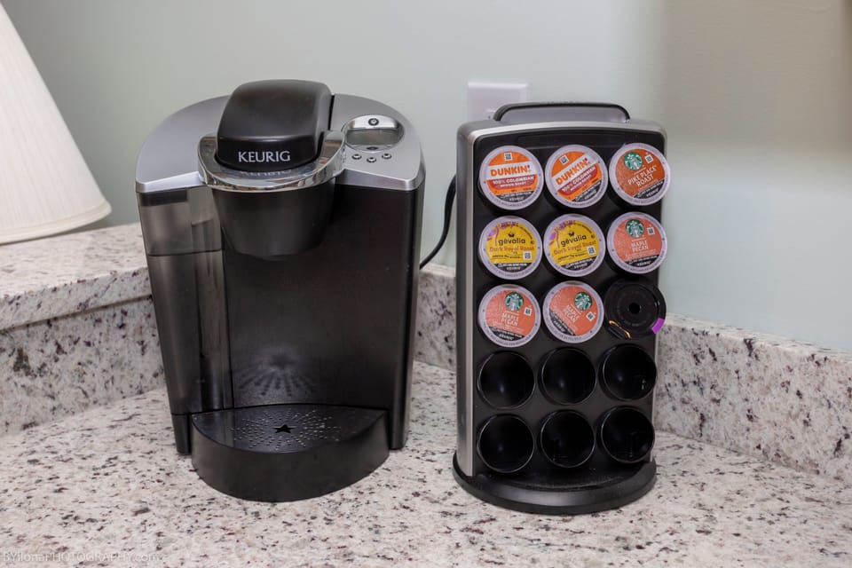 Kurieg Coffee Brewer and Pods. 