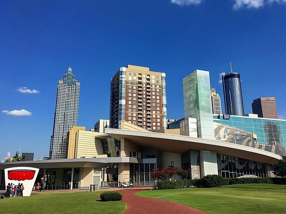 Take in the skyline nearby, then recharge indoors.
