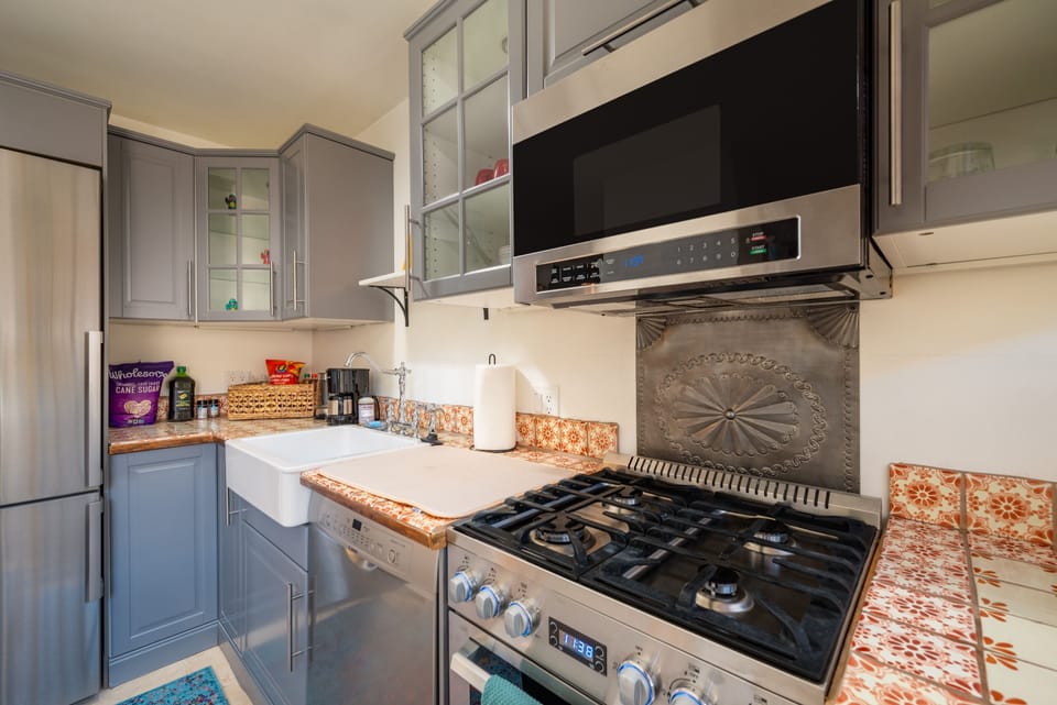 The perfect use of space in this small adobe!