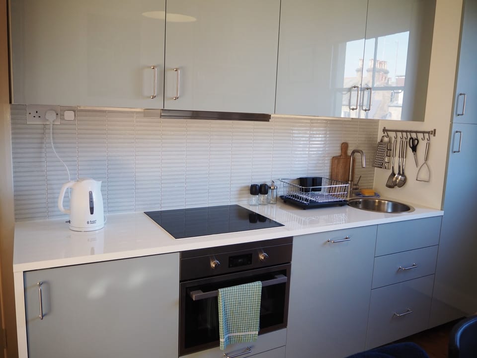 Close up of the kitchen