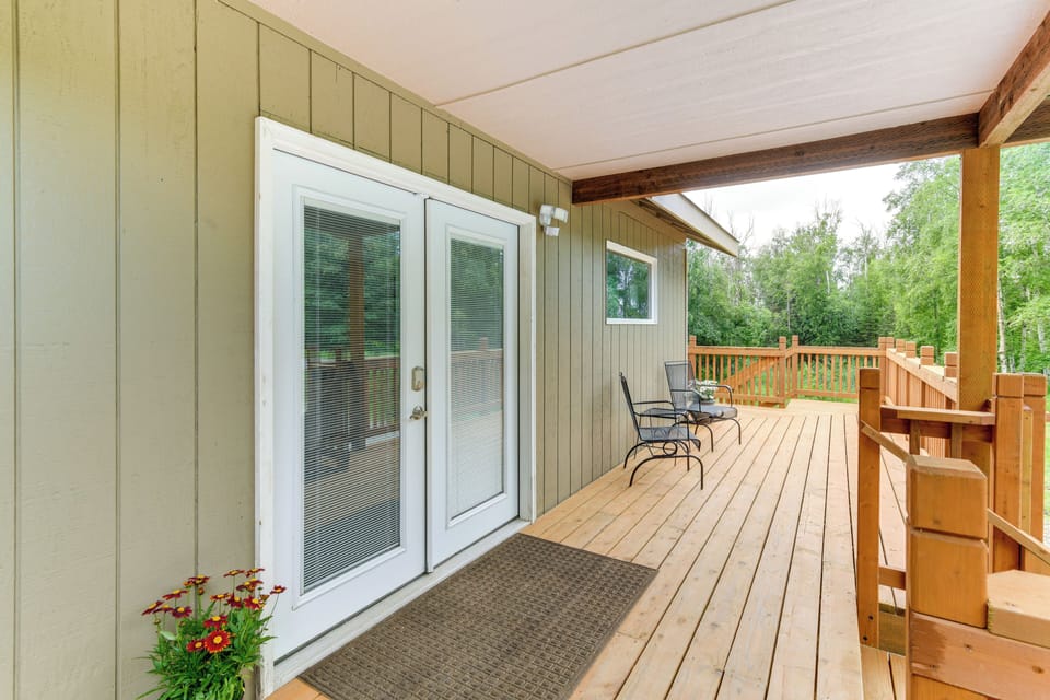 Wraparound Deck | Wooded Views