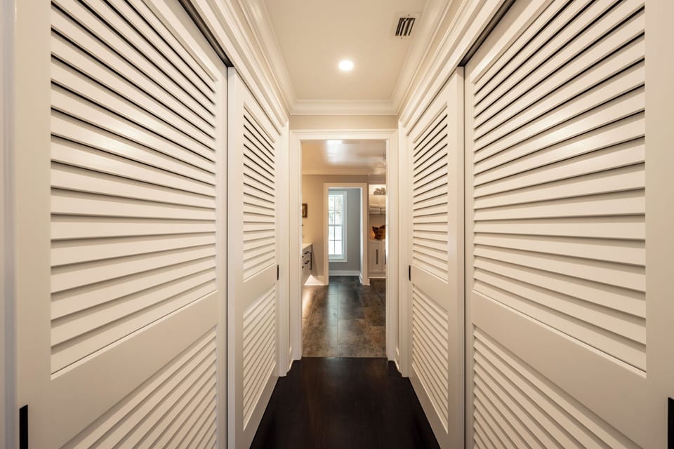 Two large closets available for storage and onto the incredible spa!