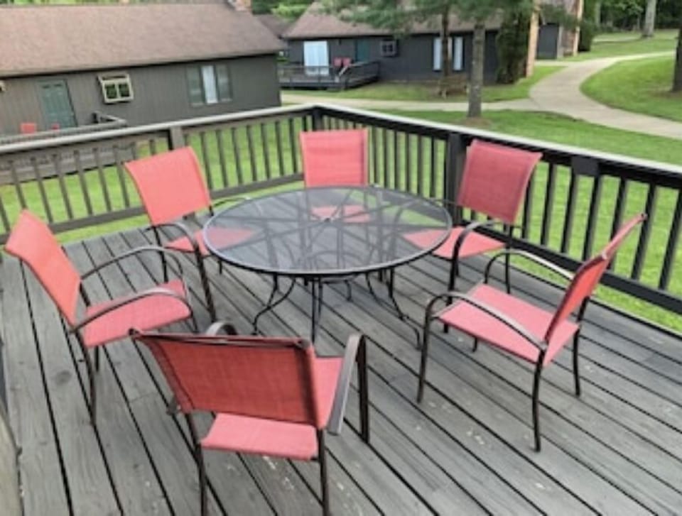 Each Cabin has a private deck.