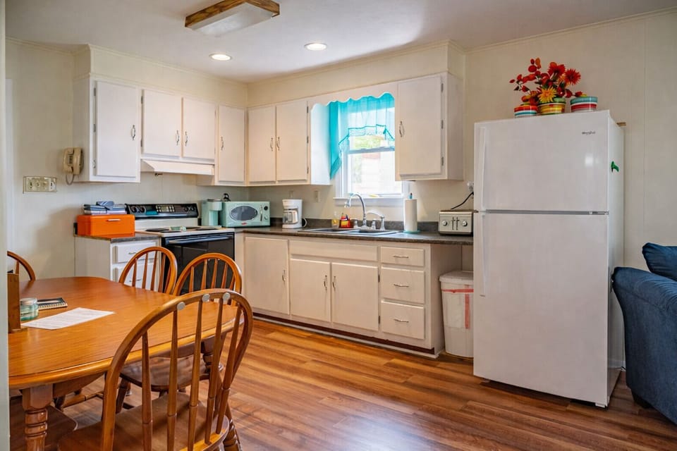 Kitchen at Lake Front Oasis