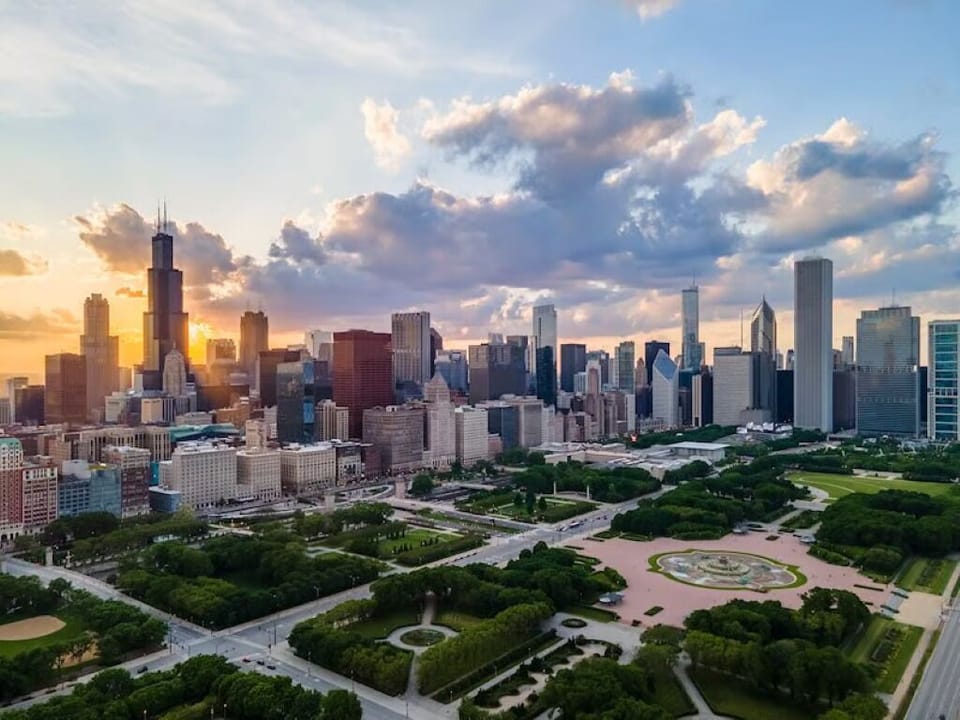 Soak in breathtaking skyline sunsets just moments from your stay.