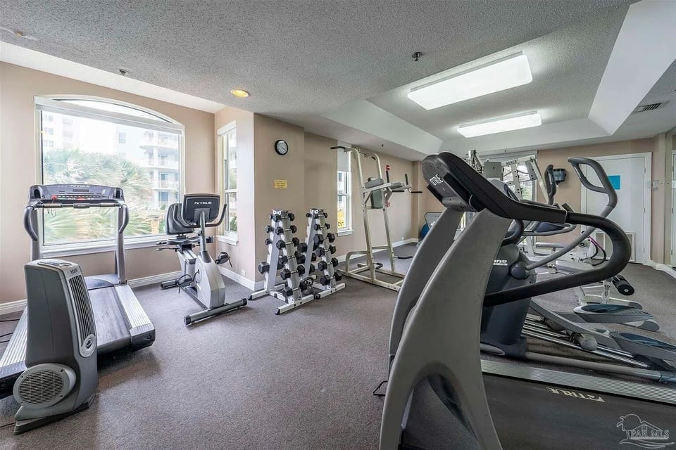 1st floor workout room.