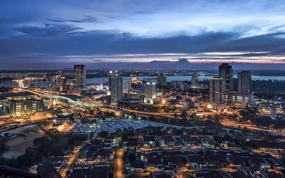 Johor Bahru... It's as close as it gets to Singapore :)