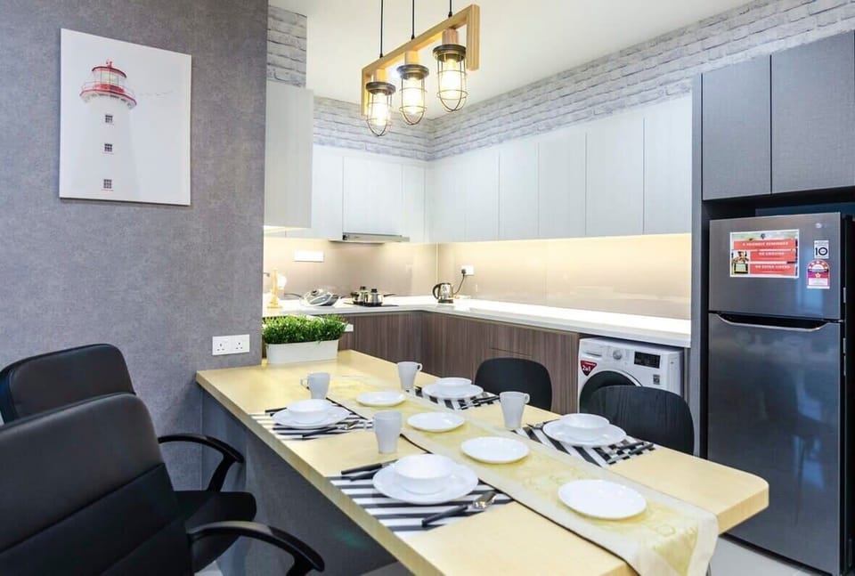 A dining area.