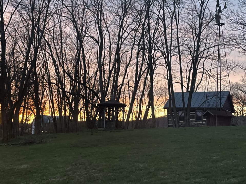 Sunset at The Cabin.