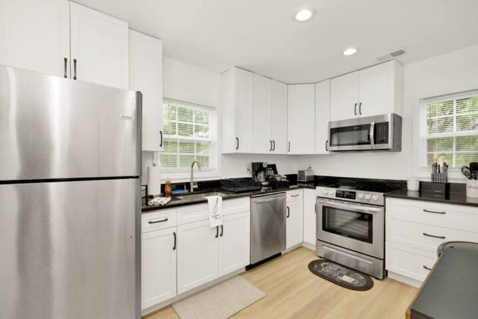 Step into our fully equipped kitchen