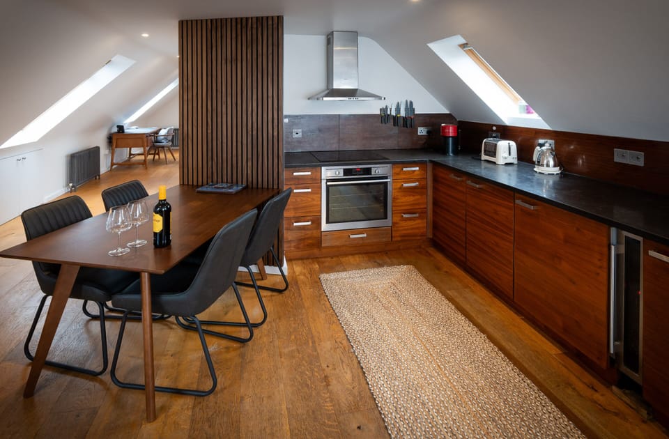 Kitchen and dinning area 