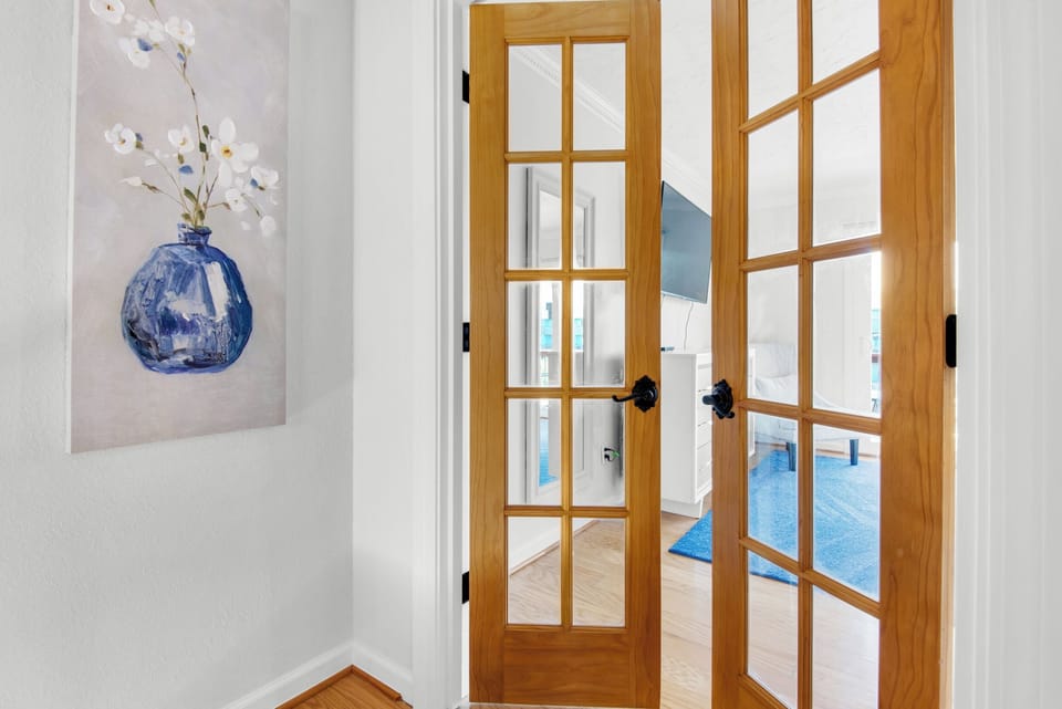 Head into the Master bedroom