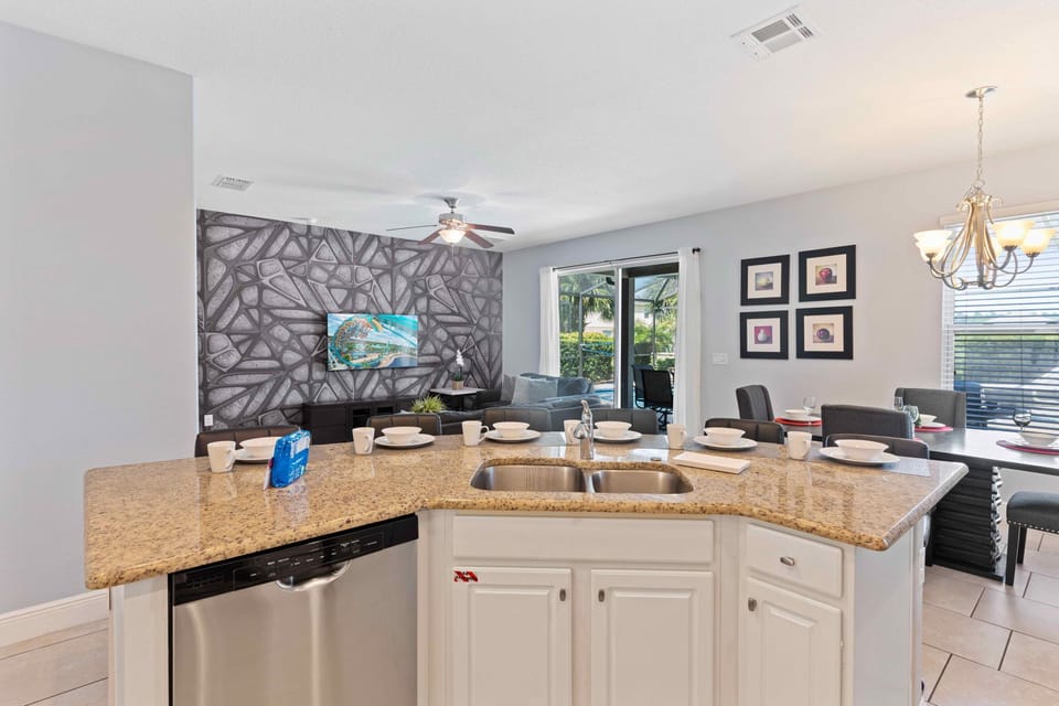 Kitchen Elegance: Step into a world of culinary luxury in our open-concept kitchen, fully furnished with stylish details that make cooking a delight