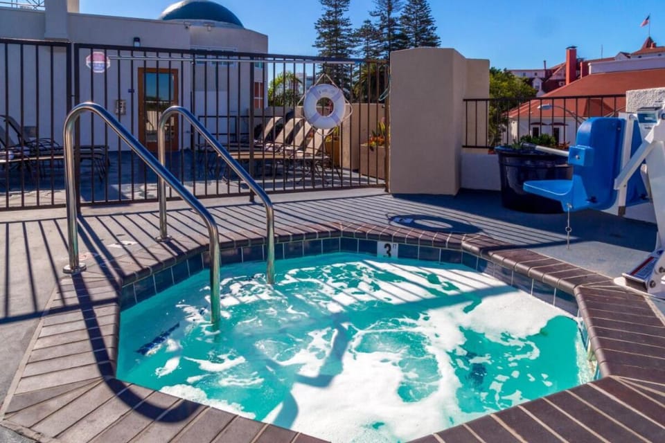 Unwind in bubbling waters after a day exploring.