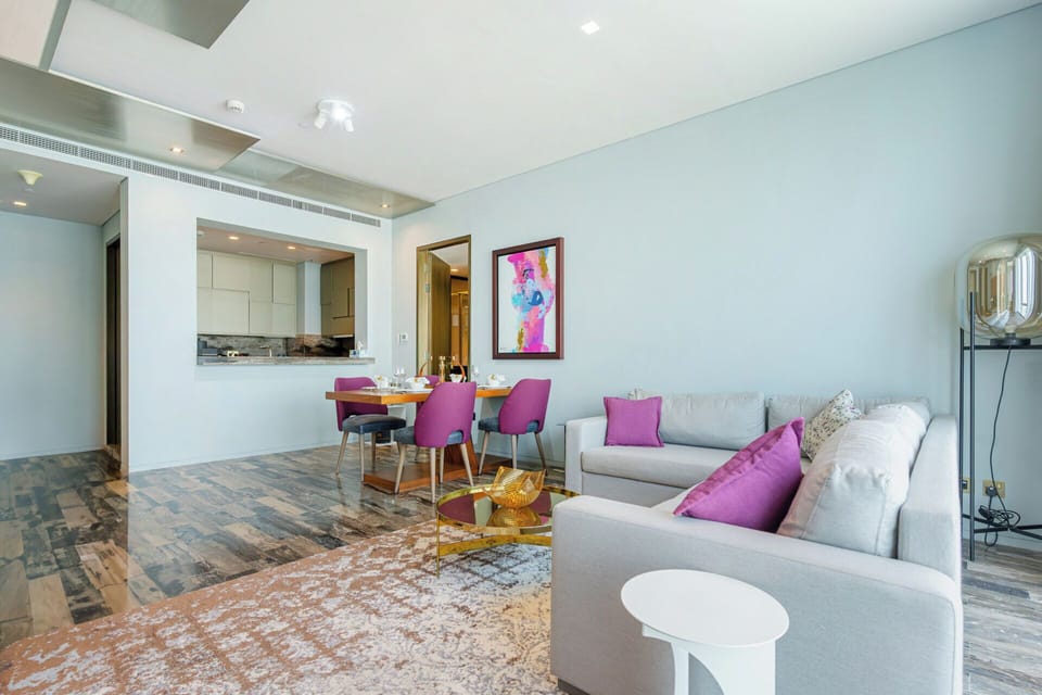 Seating area.
