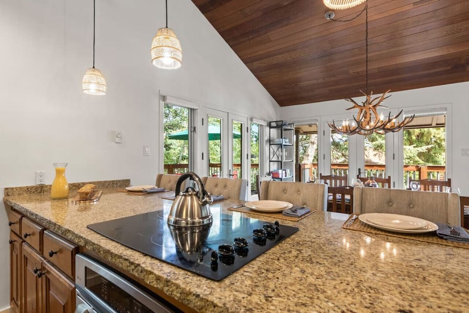 Sleek open kitchen designed for both function and flow