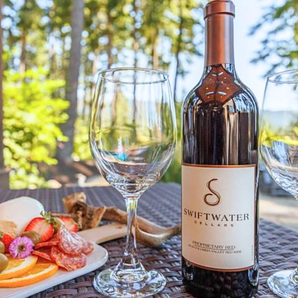 Enjoy wine tasting at Swiftwater Cellars