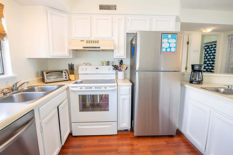 Kitchen with full size appliances
