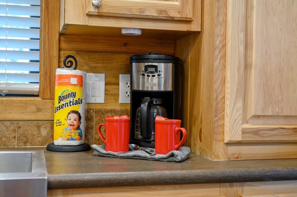 Start your morning with a cup of coffee.