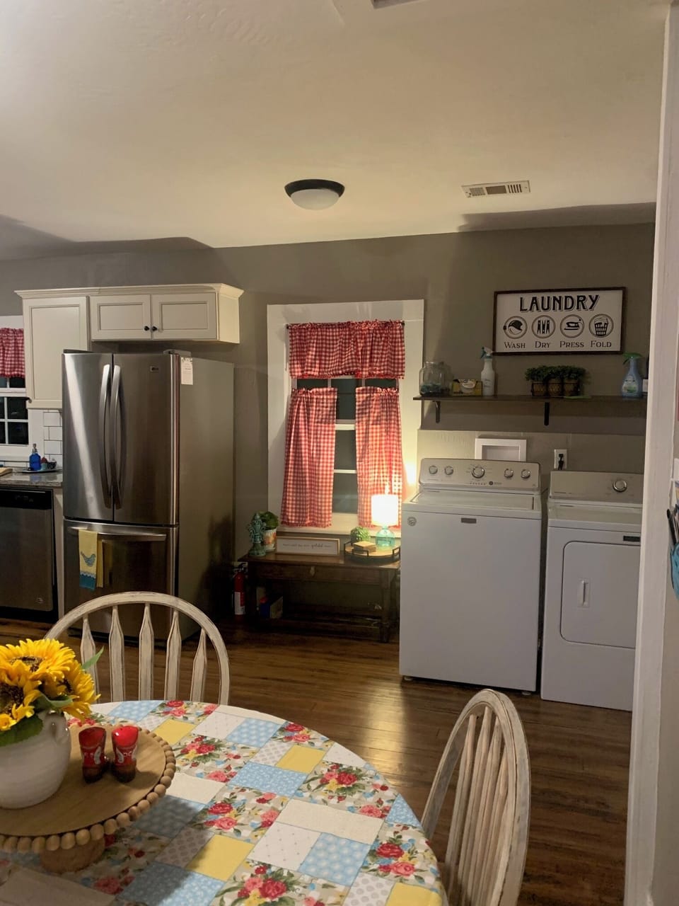 Laundry area