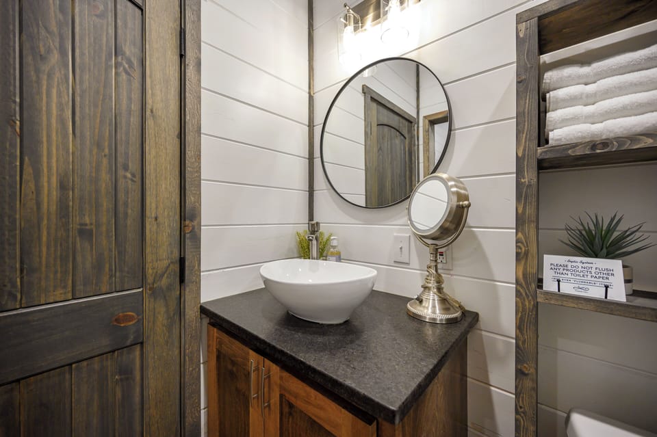 Private attached bathroom