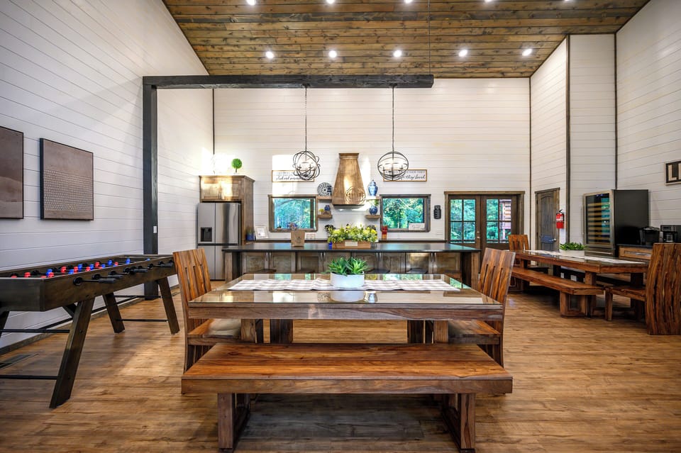 Two dining room tables! 