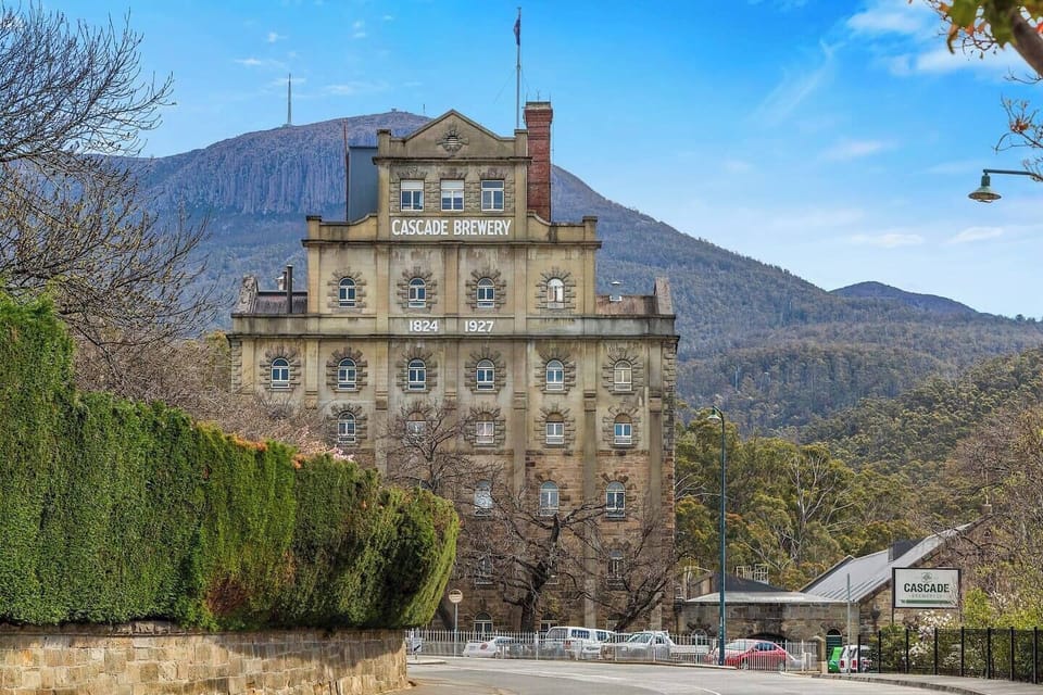 A three-minute drive from home is the historical Cascade Brewery offering a big garden outside and a spacious, packed bar inside the restaurant. We advise to get a reservation before arriving. 