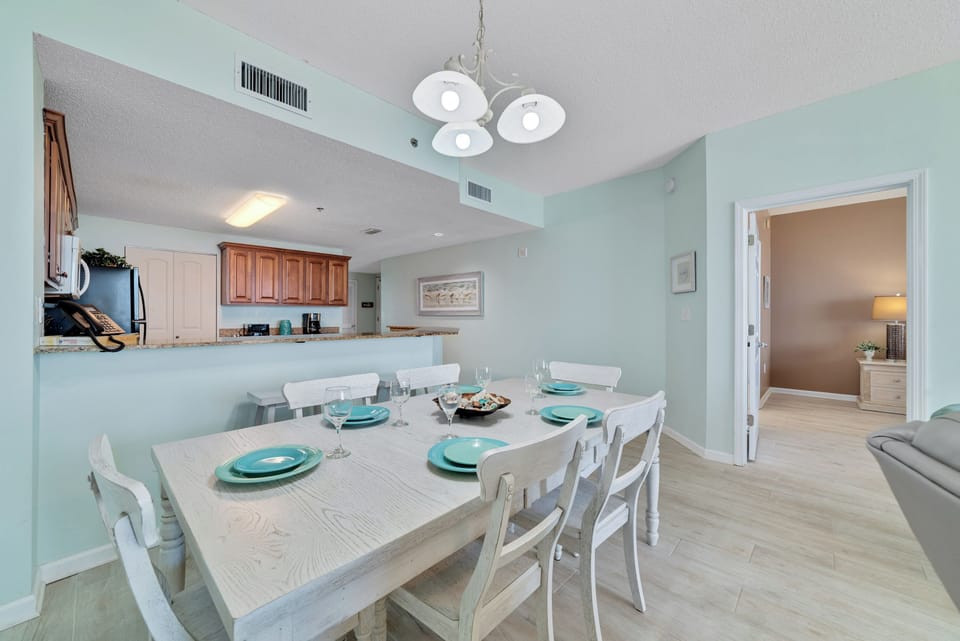 Gather and create memories in this beautifully appointed dining area.