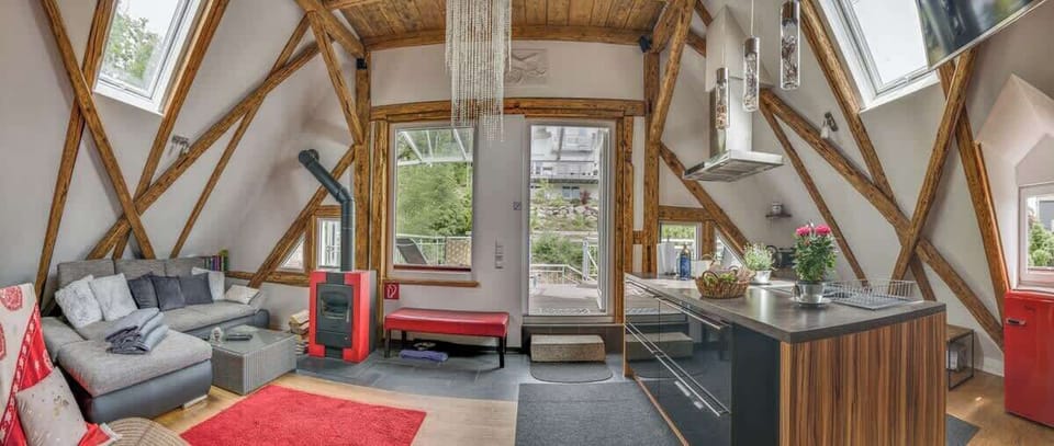 Offener Küchen- und Wohnbereich 